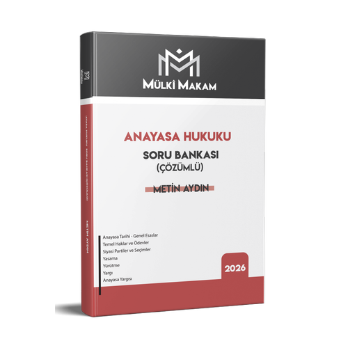 M�lki Makam Anayasa Hukuku Soru Bankas� (��z�ml�) Metin Ayd�n Stat� Akademi
