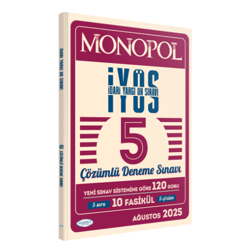 Monopol Yaynlar 2025 YS Tamam zml 5 Deneme