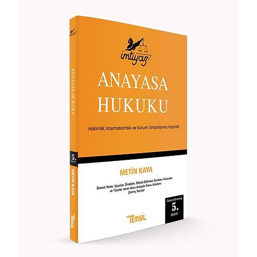 �mtiyaz Anayasa Hukuku Konu Anlat�m� Metin Kaya Temsil Kitap