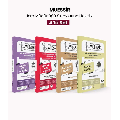 M�ESS�R �cra M�d�rl��� S�navlar�na Haz�rl�k 4'l� Set - 2026