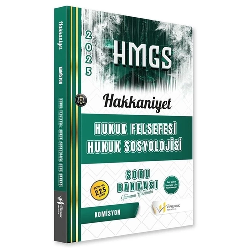 VP Hukuk 2025 HAKKANYET HMGS Hukuk Felsefesi ve Sosyolojisi Soru Bankas zml VP Hukuk Yaynclk