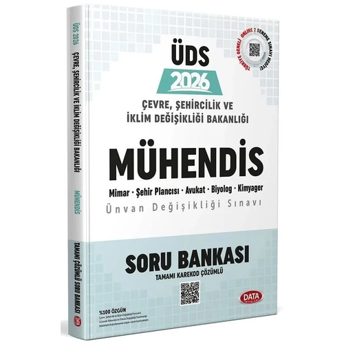 Data 2026 GYS �DS �evre, �ehircilik ve �klim De�i�ikli�i Bakanl��� M�hendis Soru Bankas� ��z�ml� G�revde Y�kselme �nvan De�i�ikli�i Data Yay�nlar�