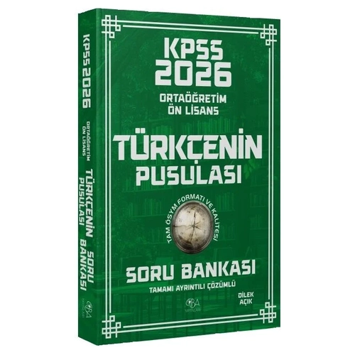 CBA Yaynlar 2026 KPSS Lise Ortaretim n Lisans Trkenin Pusulas Soru Bankas zml - Dilek Ak CBA Yaynlar