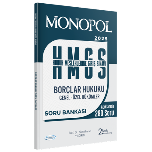 Monopol Yaynlar 2025 HMGS Borlar Hukuku Genel  zel Hkmler Soru Bankas