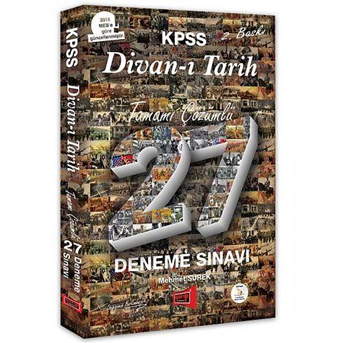 Yargı Yayınları 2018 KPSS Divan-ı Tarih Tamamı Çözümlü 27 Deneme Sınavı