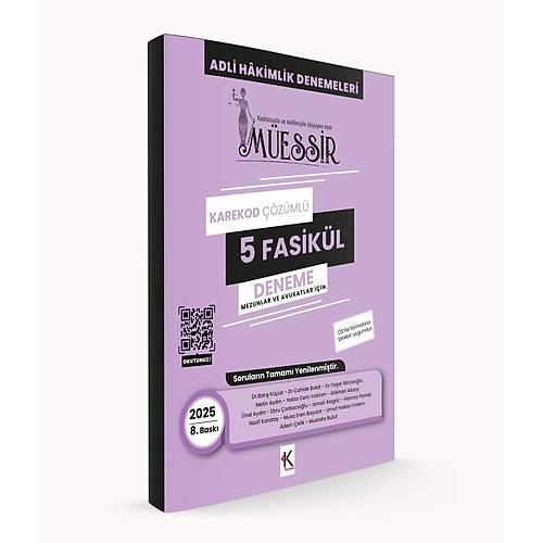 Messir Adli Hakimlik Denemeleri- KAREKOD- CEVAPLI / 2025