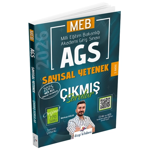 Dizgi Kitap 2026 MEB-AGS Say�sal Yetenek ��km�� Sorular ��z�ml� - Mertcan G�ler Dizgi Kitap