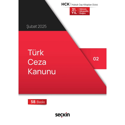 Se�kin Yay�nc�l�k T�rk Ceza Kanunu (Cep Kitab�) �ubat 2025