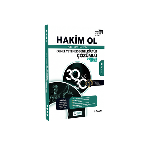 Hakim Ol GYGK 30 da 30 Deneme 2025 �lken Yay�nlar�