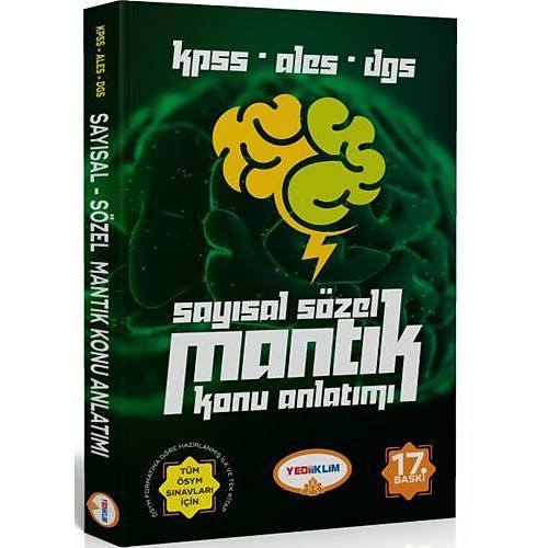 KPSS ALES DGS Szel Saysal Mantk Konu Anlatml Yediiklim Yaynlar 2019