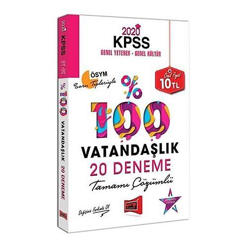 KPSS Vatandalk Tamam zml 20 Deneme Yarg Yaynlar 2020