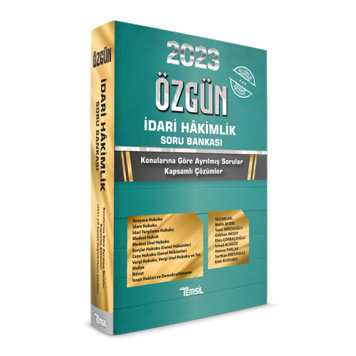 zgn dari Hakimlik Soru Bankas Temsil Kitap Yaynlar 2023