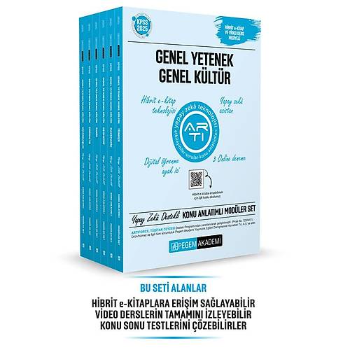 2025 KPSS Genel Yetenek Genel K�lt�r Lisans Konu Anlat�ml� Mod�ler Set - (6 Kitap)
