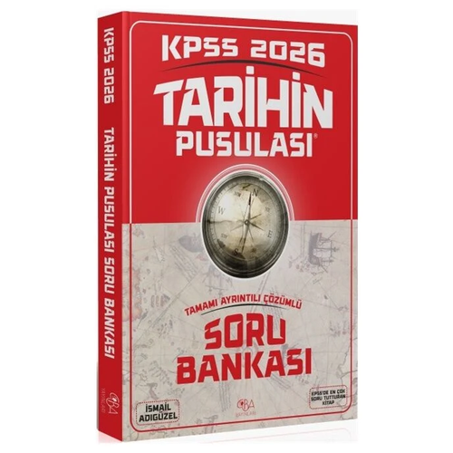 CBA Yay�nlar� 2026 KPSS Tarihin Pusulas� Soru Bankas� ��z�ml� - �smail Ad�g�zel CBA Yay�nlar�