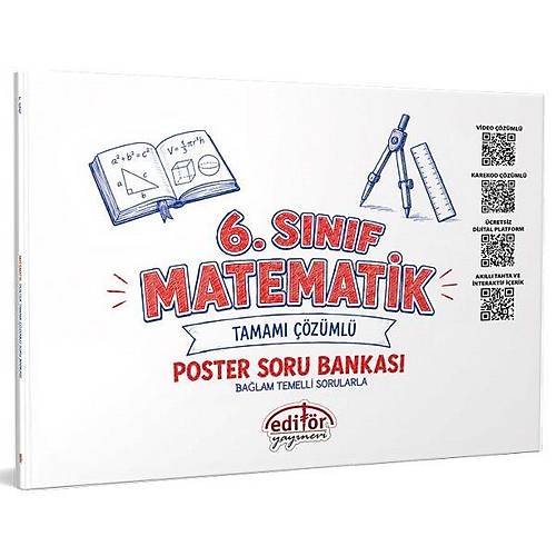 Edit�r 6. S�n�f Matematik Poster Soru Bankas� ��z�ml� Edit�r Yay�nlar�