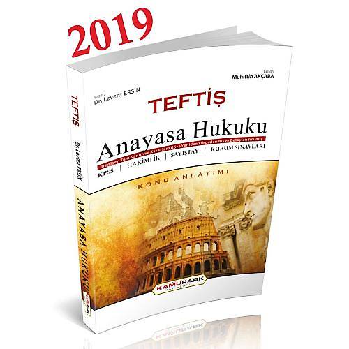 TEFT Anayasa Hukuku Konu Anlatm KPSS A Grubu, Saytay, Kaymakamlk, Hakimli Adli dari Yarg ve Tm Kurum Snavlar in - Levent Ersin 2019