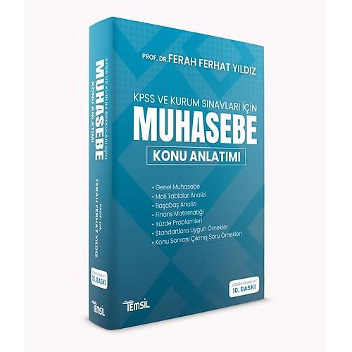Temsil KPSS A Grubu Muhasebe Konu Anlat�ml� - Ferhat Y�ld�z 10. Bask�
