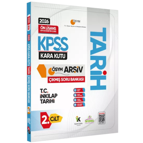 2026 KPSS �nlisans/Orta��retim Tarihin Kara Kutusu 2.Cilt �SYM ��km�� Soru Bankas� Konu �zetli ��z�m �nformal Yay�nlar�