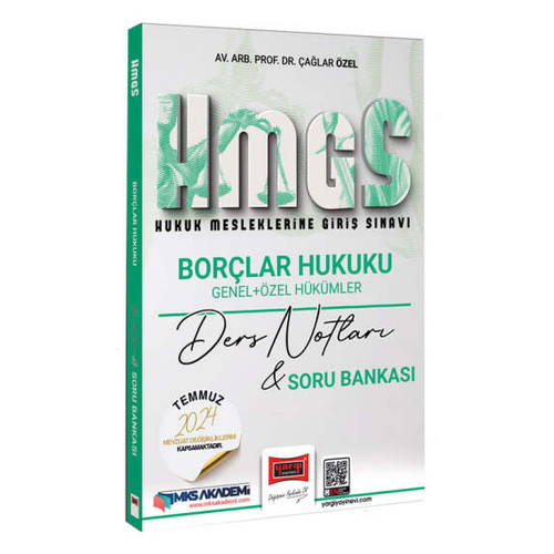 Yarg� Yay�nlar� 2025 HMGS Bor�lar Hukuku Genel ve �zel H�k�mler Ders Notlar� ve Soru Bankas�