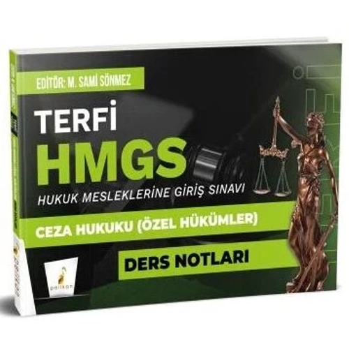 Pelikan TERF� HMGS Ceza Hukuku �zel H�k�mler Ders Notlar� - M. Sami S�nmez Pelikan Yay�nlar�