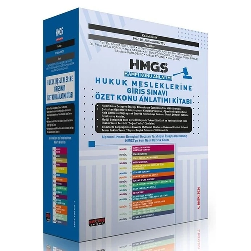 Sava� 2026 HMGS Kamp� �zet Konu Anlat�m� Mod�ler Set 4. Bask� - Ahmet Nohut�u Sava� Yay�nlar�