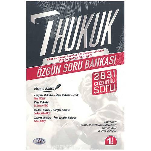 7 Hukuk zml Soru Bankas  Serdar KARAOLU , Erhan Gne ve lker EROLU 2831 zml Soru Bankas Tap Yaynlar