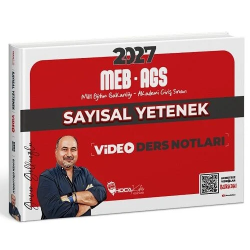 Hoca Kafas� 2027 MEB-AGS Say�sal Yetenek Video Ders Notlar� - G�ven G�ll�o�lu Hoca Kafas� Yay�nlar�