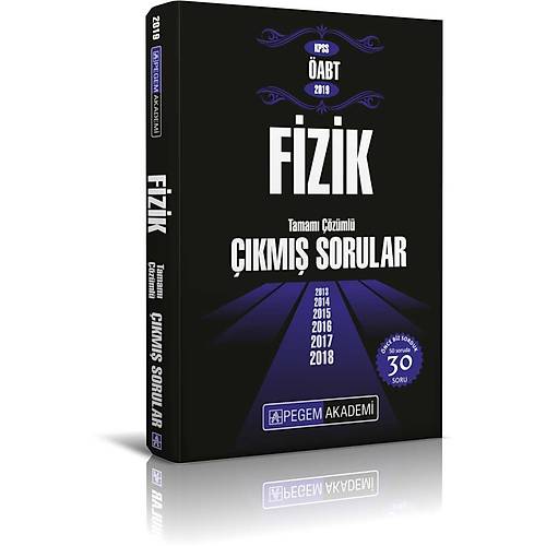 Pegem 2019 ABT Fizik km Sorular zml Pegem Akademi Yaynlar