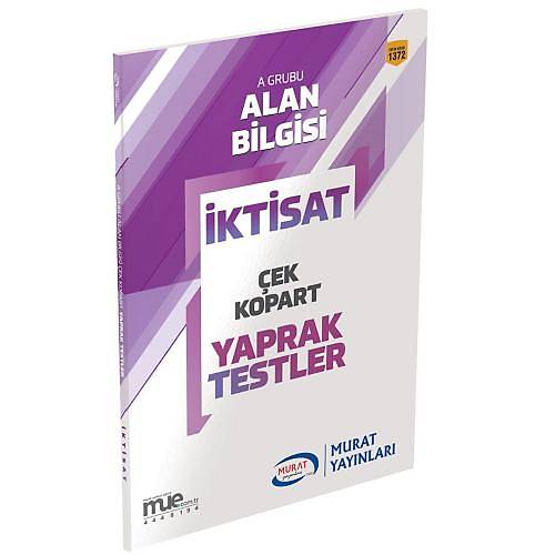 Murat Yayınları 2018 KPSS A Grubu İktisat Çek Kopart Yaprak Testler