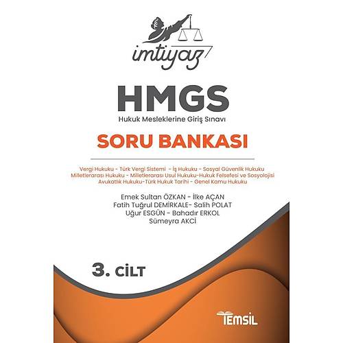 MTYAZ HMGS Soru Bankas 3. Cilt Temsil Kitap