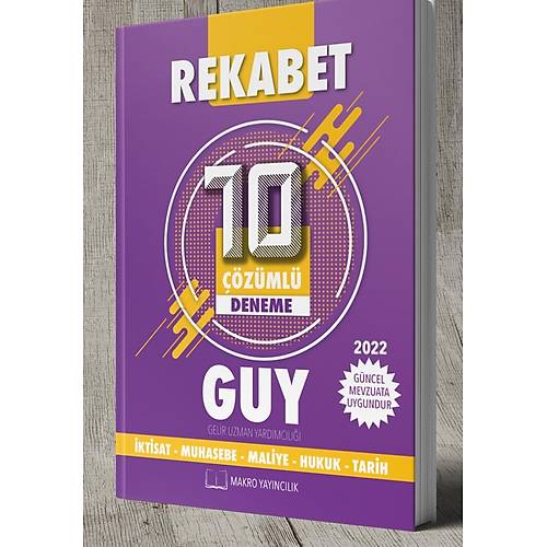 REKABET Gelir Uzman Yardmcl  Tamam zml 10 Deneme Ekim 2022