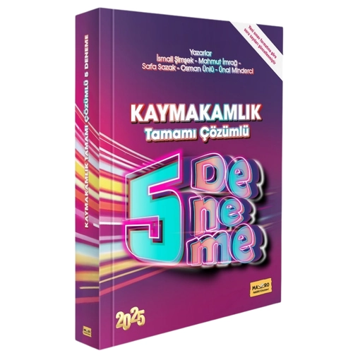 Makro Kitabevi Kaymakamlk Snavna Hazrlk Tamam zml 5 Deneme 2025