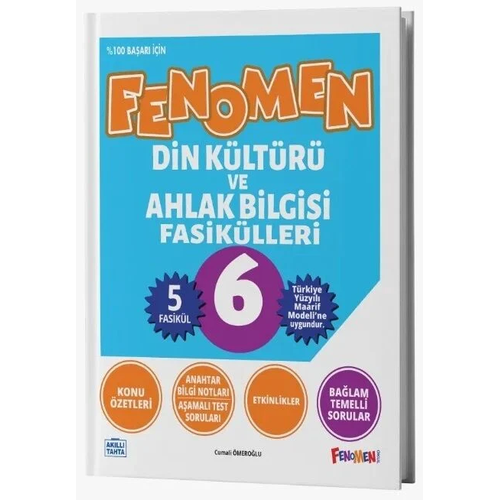 Fenomen Okul 6. S�n�f Din K�lt�r� ve Ahlak Bilgisi Fenomen Maarif Modeli 5 Fasik�l Set Fenomen Okul Yay�nlar�
