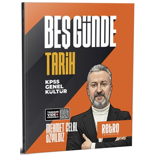 Retro Yay�nc�l�k KPSS Genel K�lt�r Tarih Be� G�nde Kamp Kitab� Mehmet Celal �zy�ld�z