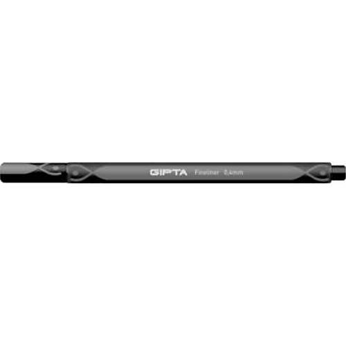 GIPTA  GEN FINELINER  K600 004 KEEL KALEM 0,4MM (SYAH)