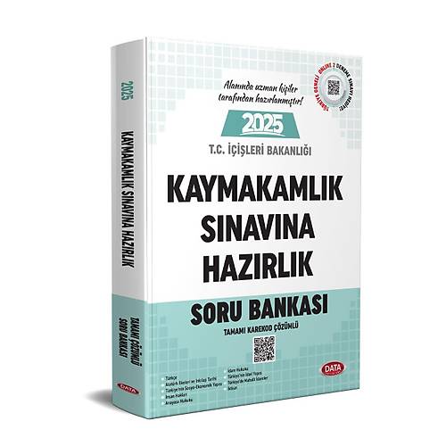 Data Yay�nlar� Kaymakaml�k S�nav�na Haz�rl�k Tamam� ��z�ml� Soru Bankas� 2025