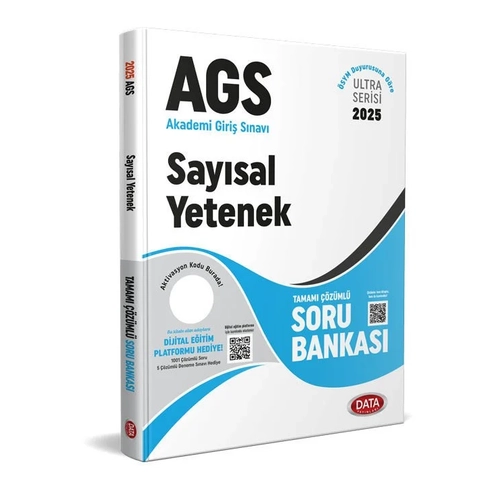 Data 2025 MEB AGS Say�sal Yetenek Matematik Soru Bankas� ��z�ml� Data Yay�nlar�
