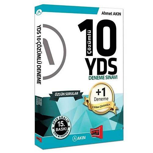 YDS zgn zml 10+1 Deneme Snav - Ahmet Akn