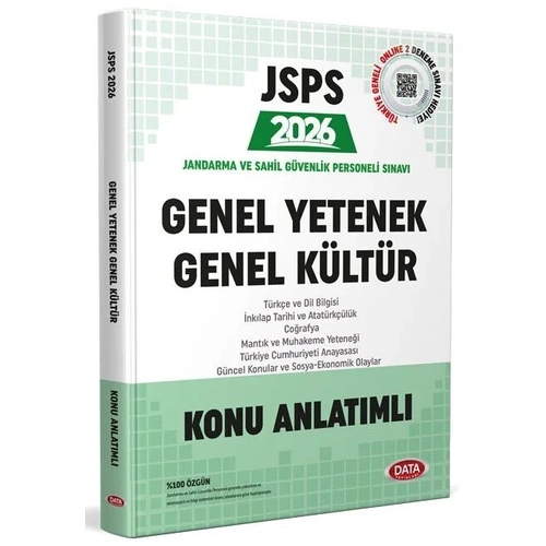 Data 2026 JSPS Jandarma ve Sahil G�venlik Genel Yetenek Genel K�lt�r Konu Anlat�ml� Data Yay�nlar�