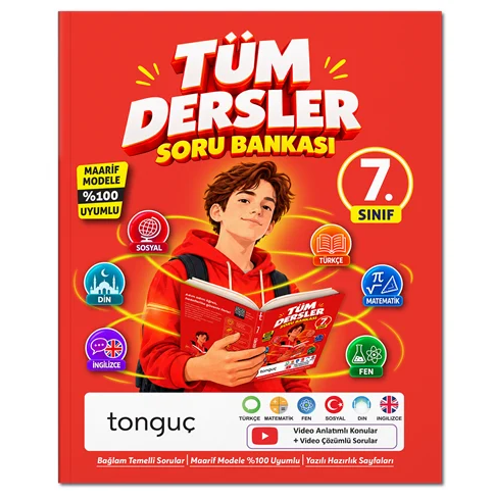 Tongu� 7. S�n�f T�m Dersler Maarif Model Soru Bankas� Tongu� Akademi