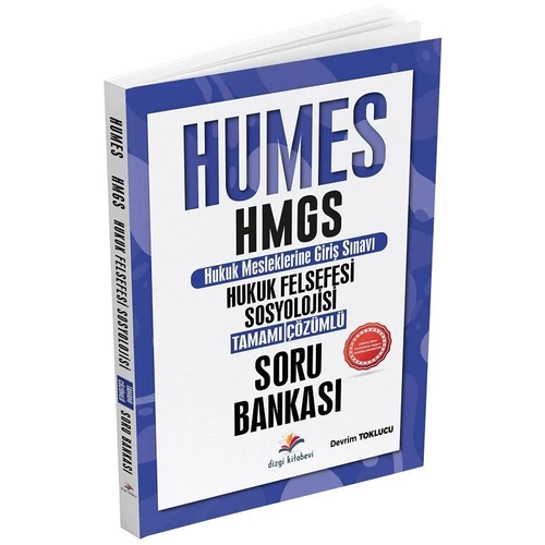 Dizgi Kitap HUMES HMGS Hukuk Felsefesi, Hukuk Sosyolojisi Soru Bankas� ��z�ml� - Devrim Toklucu Dizgi Kitap