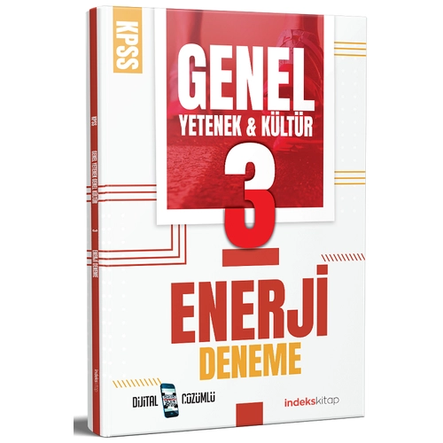 ndeks Akademi KPSS Genel Yetenek Genel Kltr Enerji 3 Deneme Dijital zml