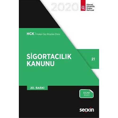 SPER FYAT Sigortaclk Kanunu Sekin Yaynclk 2020