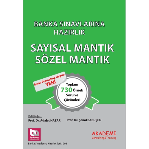 Banka Snavlarna Hazrlk Saysal Mantk Szel Mantk 2025