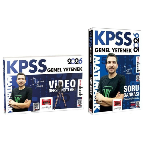 Yarg� Yay�nlar� 2026 KPSS Matematik Video Ders Notlar� ve Soru Bankas� 2'li Set �lyas G�ne�