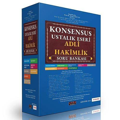 KONSENSUS Ustalk Eseri Adli Hakimlik Soru Bankas Sava Yaynlar 2022