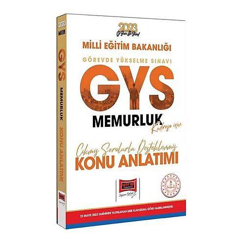 Yarg Yaynlar 2023 MEB GYS Memurluk Kadrosu in km Sorularla Desteklenmi Konu Anlatm