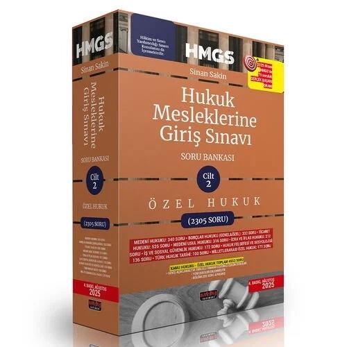 Sava� 2025 HMGS Soru Bankas� Mod�ler Set 4. Bask� - Sinan Sakin Sava� Yay�nlar�