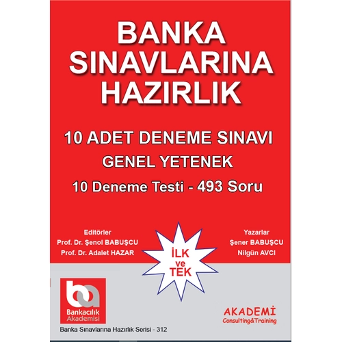Bankaclk Snavlarna Hazrlk Lisans 10 zml Deneme 2024