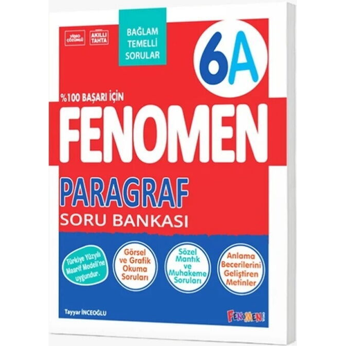 Fenomen Okul Yay�nlar� 6. S�n�f Paragraf Fenomen A Soru Bankas� Tayfur Altun